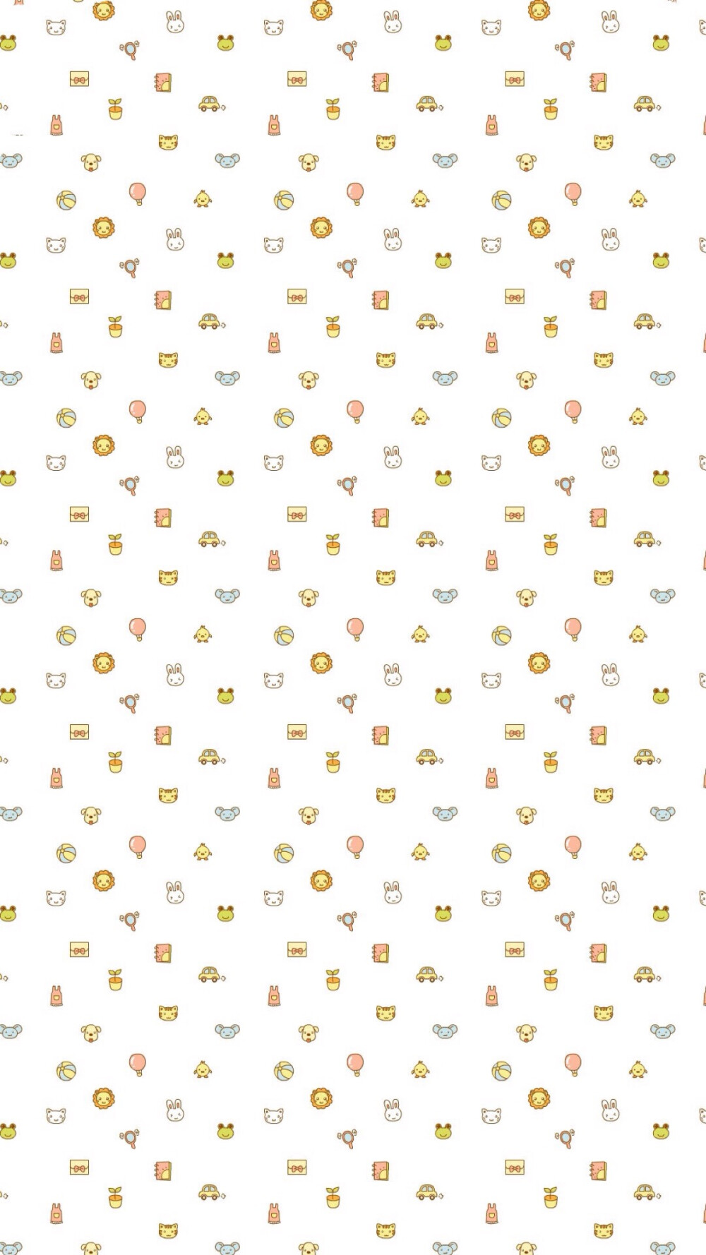 可爱动物平铺壁纸