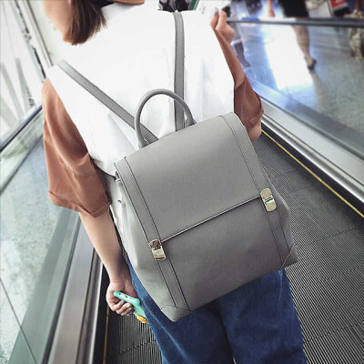 双肩包女韩版大容量休闲大包 欧美2015夏新款女包简约英伦背包