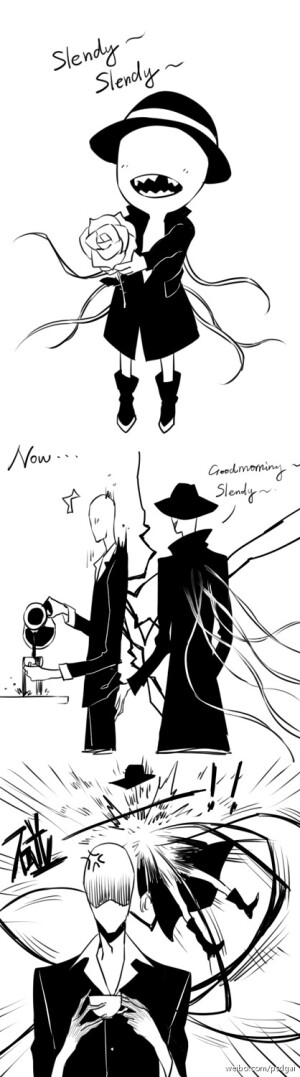 Slenderman  PSD【“还是小时候比较可爱”】