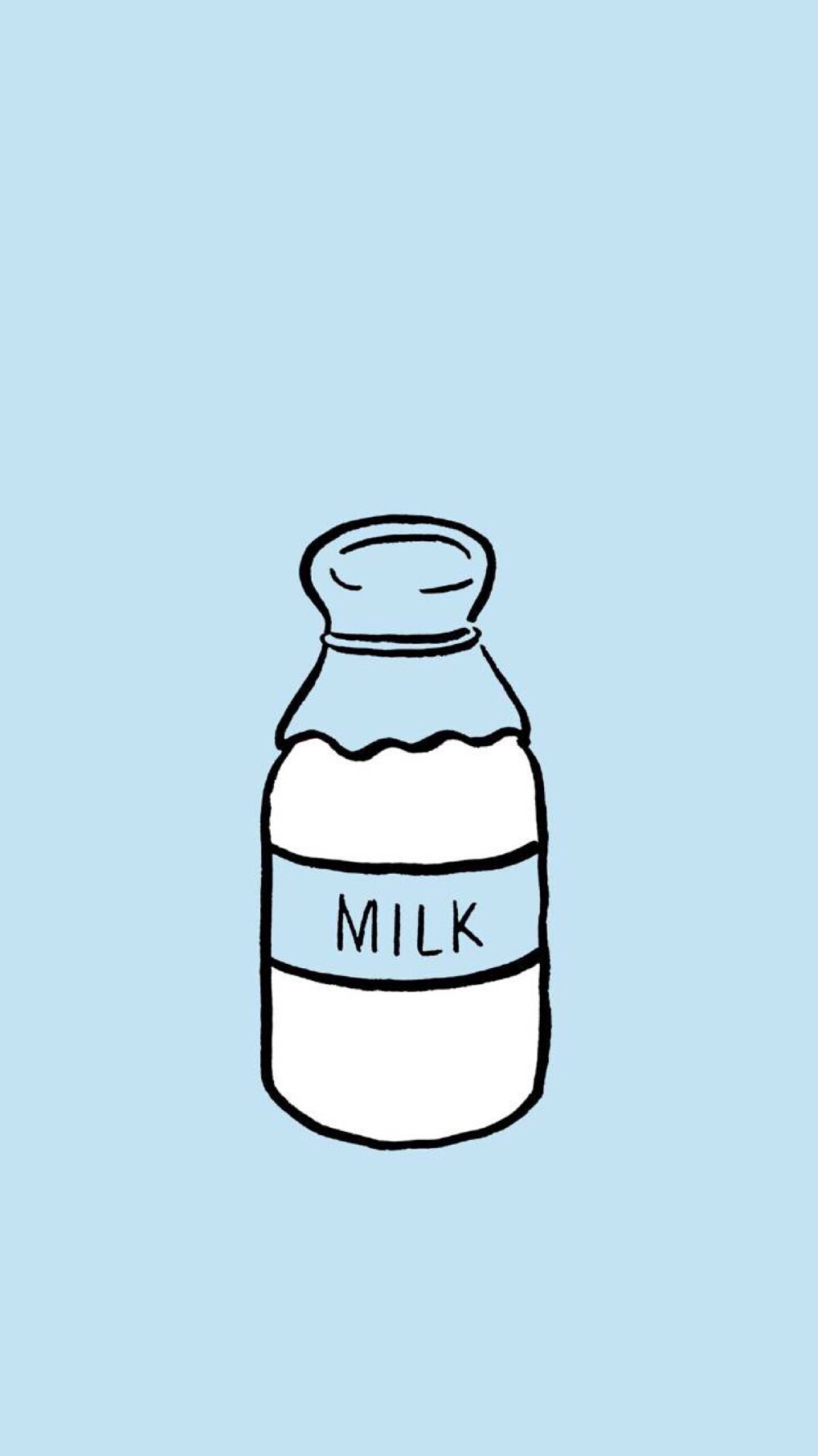 牛奶的壁纸图片可爱图片