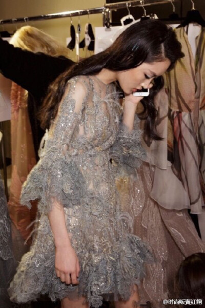 Elie Saab Couture Spring 2015 Backstage