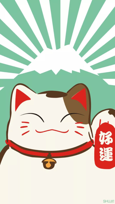 照了招财猫