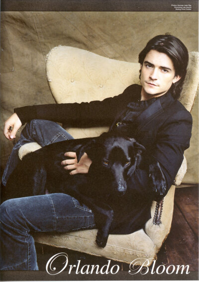 【你一笑花尽开】奥兰多·布鲁姆 Orlando Bloom #开花 #杂志写真