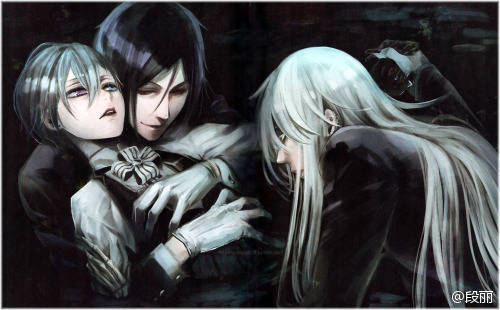 黑执事  塞巴斯蒂安  夏尔  葬仪屋