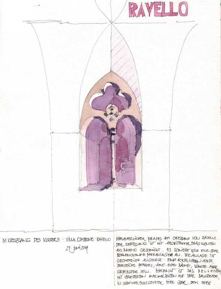 Ravello, Villa Cimbrone, Fensterdetail