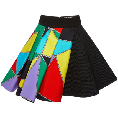 Fausto Puglisi Multicolor Printed Skirt