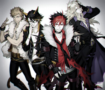 Show by Rock! Shingancrimsonz 罗姆(Rom) 刃(Yaiba) 克劳(Crow) 艾恩(Aion)