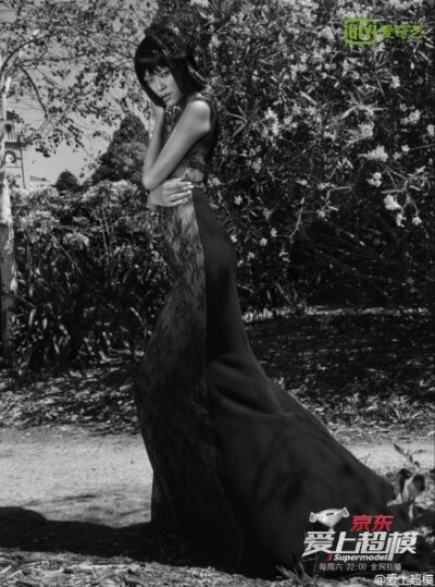 爱上超模第八期 硬照拍摄 摩登庄园 华贵的礼服凸显着神秘，冷漠的眼神，是看透世间沧桑。让一个经历过岁月的女人，唱一首她人生的歌。杨朵兰