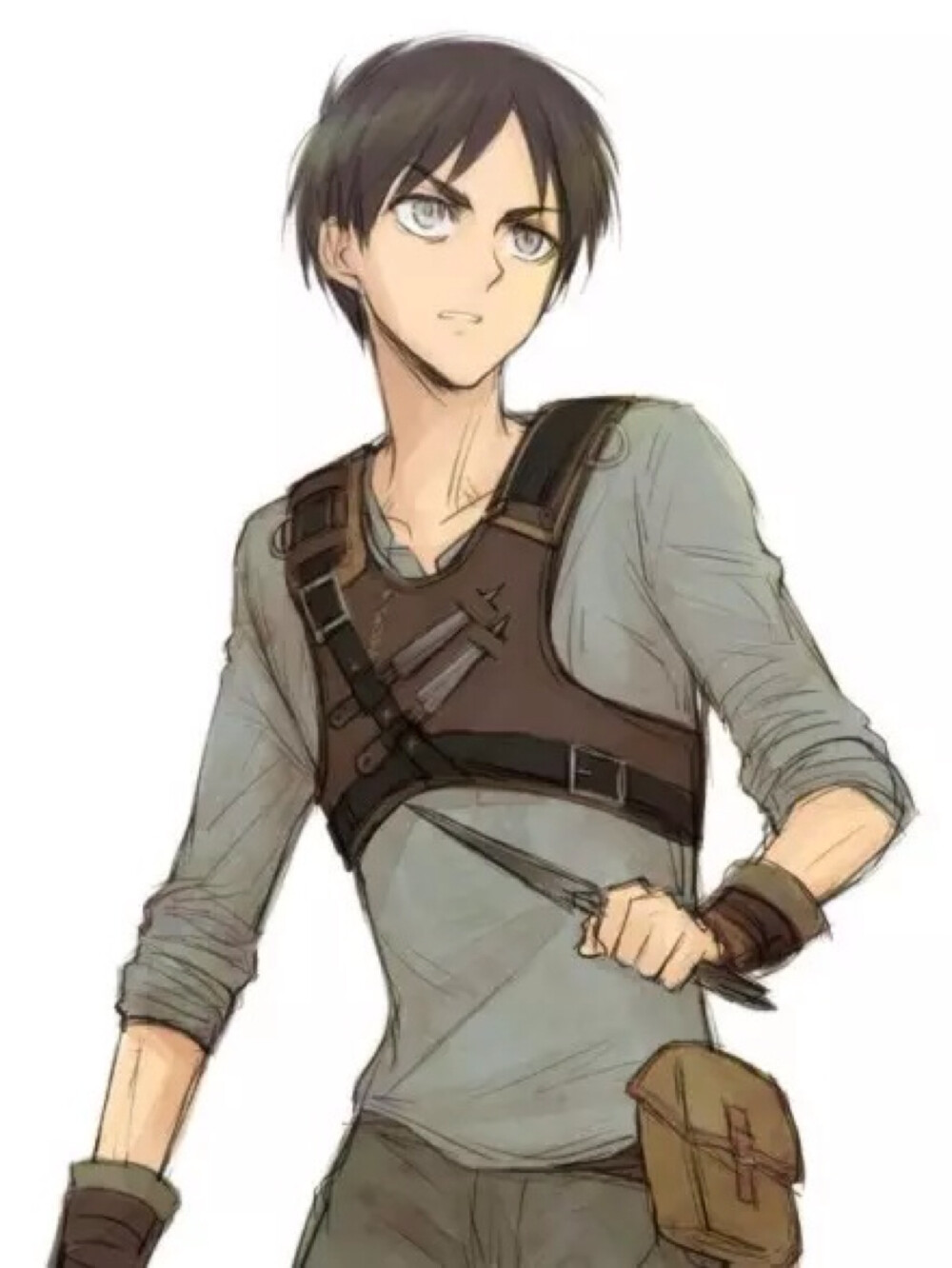  靠他肩 进击的巨人 Eren 艾伦