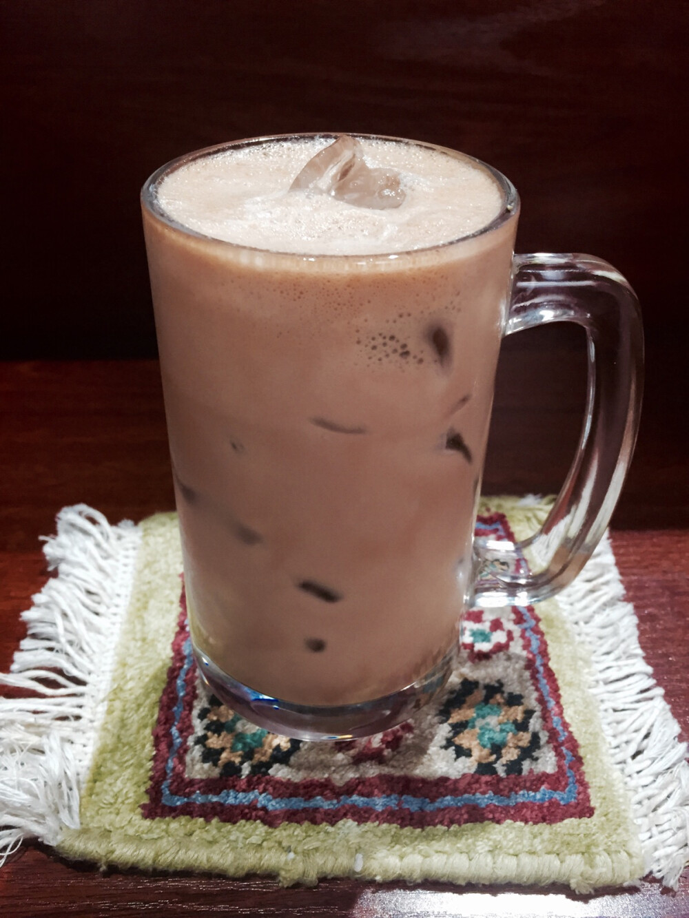 Iced white coffee