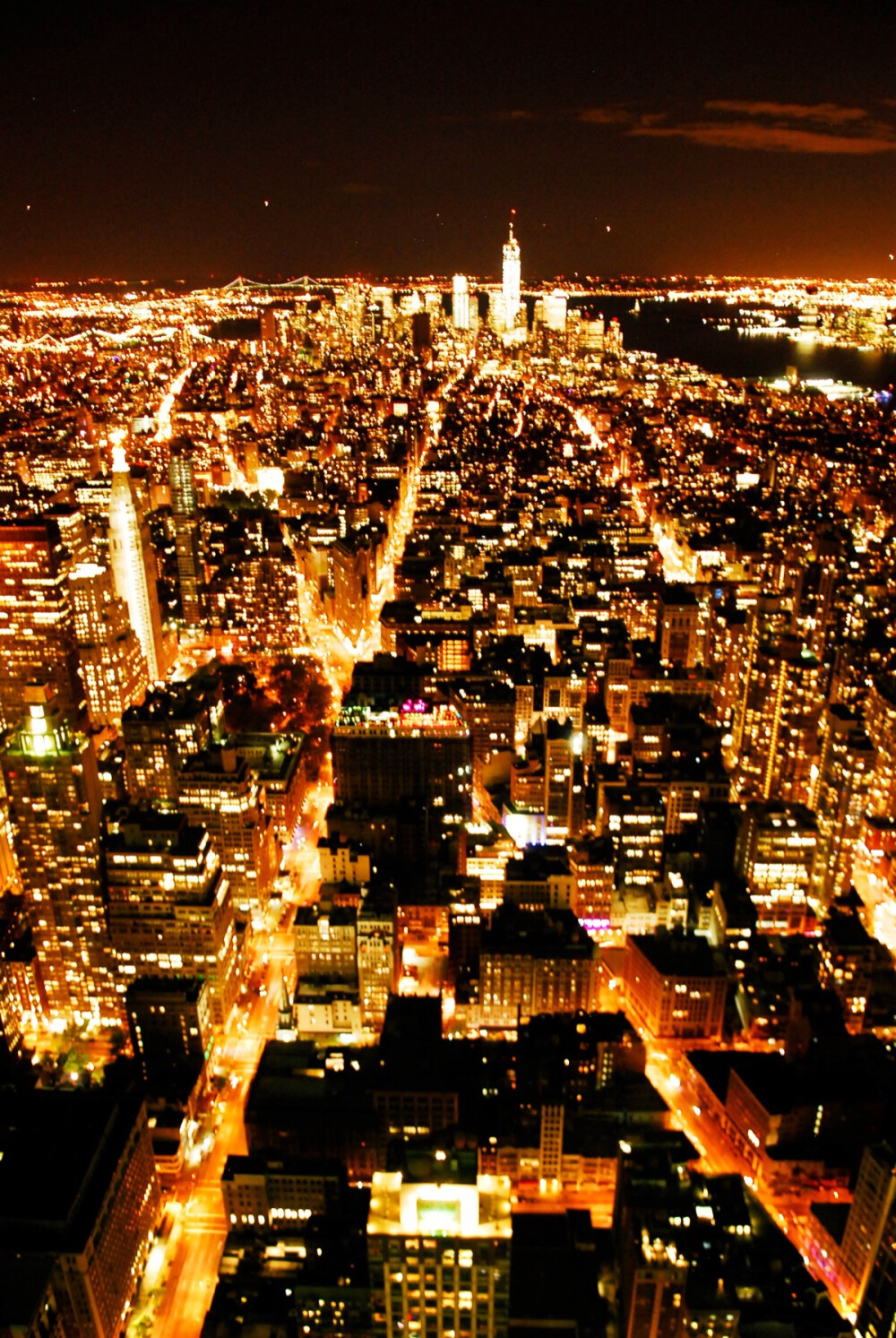 纽约夜景 最美图片