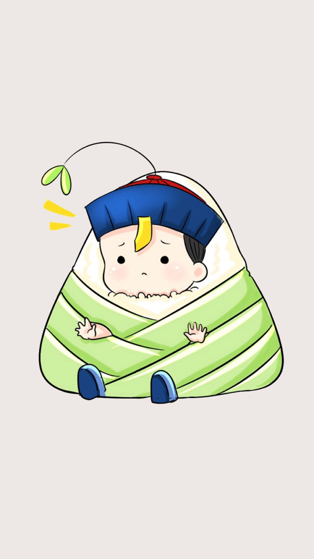 锁屏壁纸小僵尸和粽子