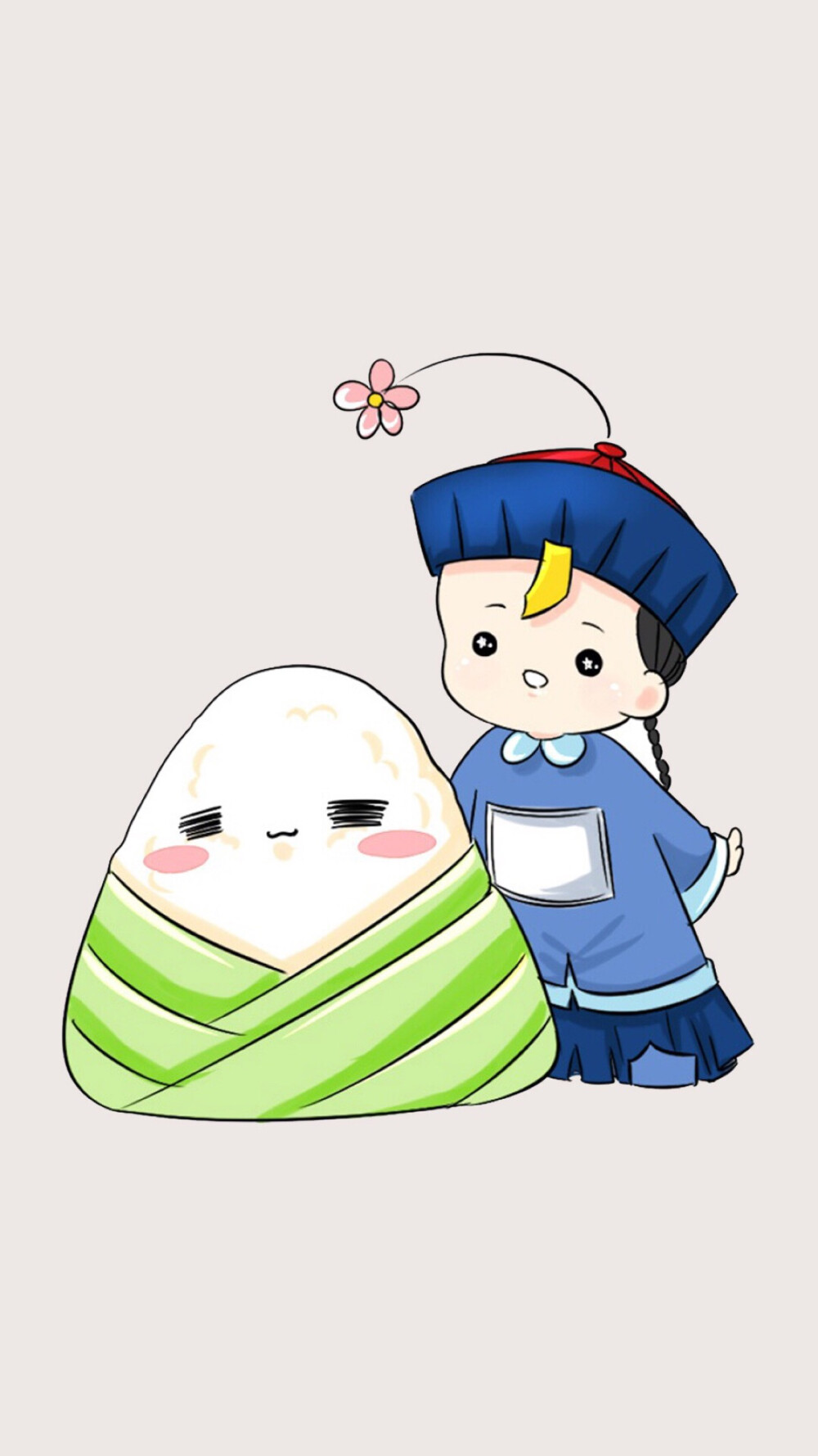 锁屏壁纸小僵尸和粽子