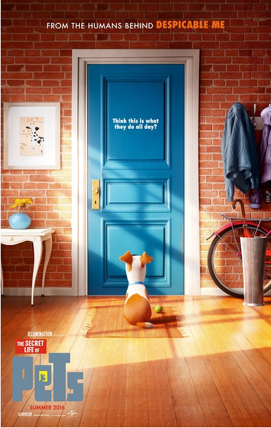 《宠物的秘密生活》(The Secret Life of Pets,2016年7月8日,美国):在纽约一幢公寓里有一群宠物，主人每天出门后、回家前这里就变成了它们的乐园：有的和其他宠物一起出去玩，有的聚在一起交流主人的糗事……总之，宠…