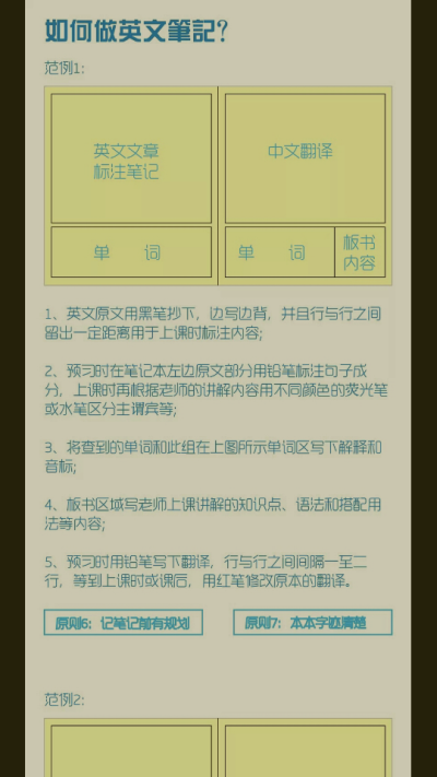 怎么做英文笔记