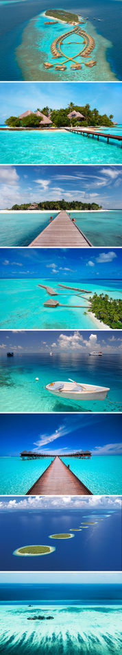 马尔代夫群岛，由星罗棋布的1200个小岛组成，平均海拔1.2米。海平面正以每年两厘米上升，下个世纪这些岛屿将被海水逐一吞噬消失。
