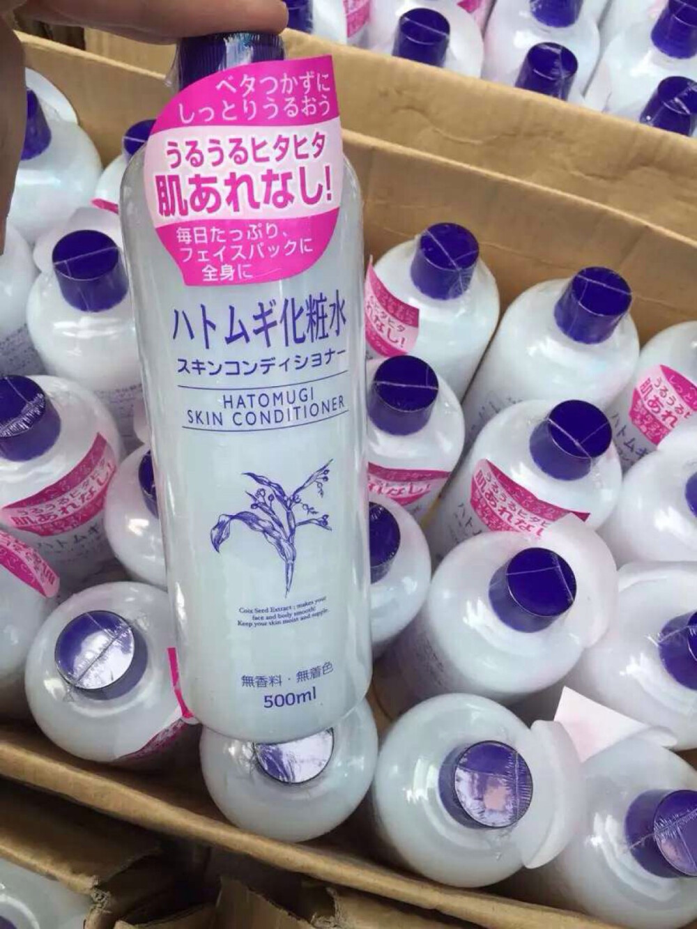 #安利好货# 日本原产的 薏仁水 500ml 大碗又便宜 很温和 坚持使用 会有美白效果 用纸膜敷会更有效果