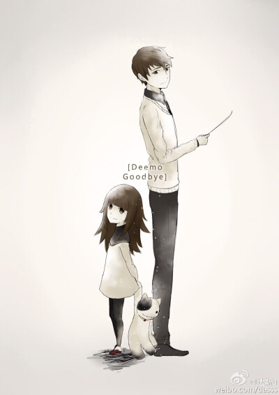 deemo。完结纪念。画手Das嘛就是我。Hans goodbye。Deemo goodbye。QwQ