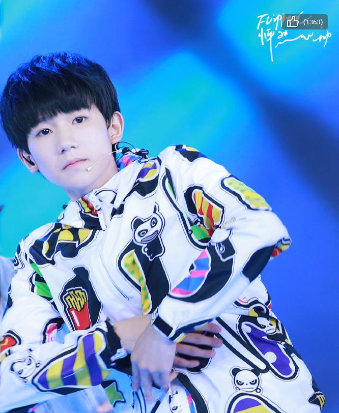 美颜 明星 王源 tfboys