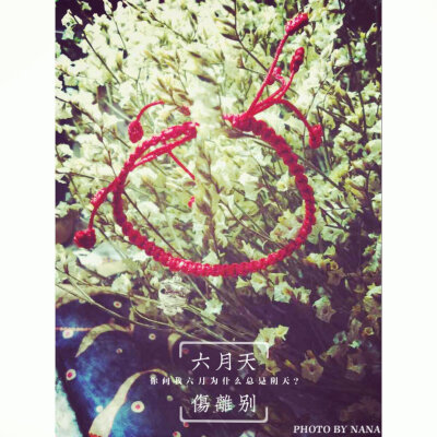 六月的雨，点点滴滴，痛击我心里。