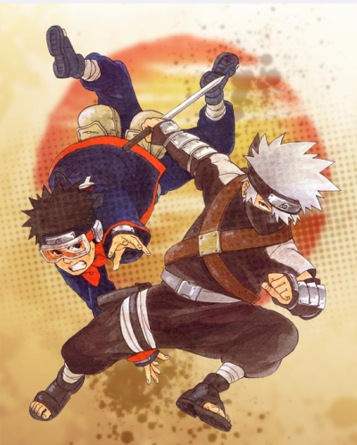 NARUTO obito to kakashi