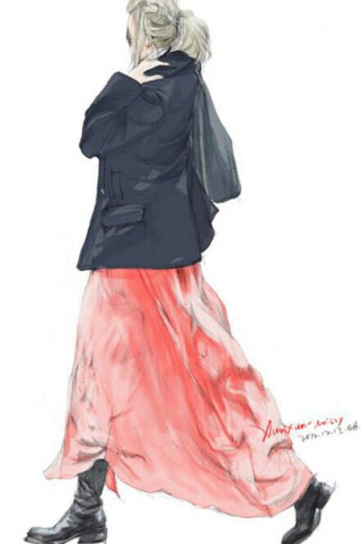 水彩，彩铅，素描，插画