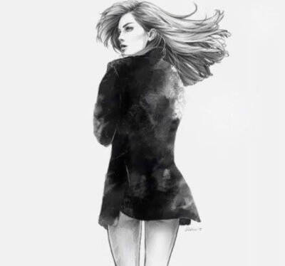 水彩，彩铅，素描，插画