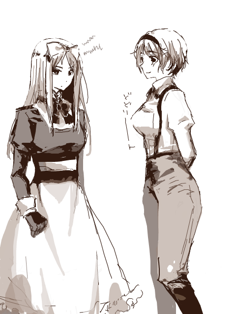 APH aph 黑塔利亚 ukraine 乌/克/兰 冬尼娅.阿尔洛夫斯卡娅 娜塔莎.阿尔洛夫斯卡娅 雪肌姐妹 雪姬姐妹 图源tumblr