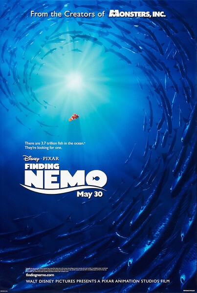 「海底总动员 | Finding Nemo」是一部由皮克斯动画工作室制作，华特迪士尼发行的美国电脑动画电影。这部电影的故事和剧本是由安德鲁·史丹顿编写的，导演则是史丹顿以及李·安克里治两人。
故事主要叙述一只过度保护儿子的小丑鱼马林和它在路上碰到的蓝唐王鱼多莉两人一同在汪洋大海中寻找玛林失去的儿子尼莫的奇幻经历。在路途中，玛林渐渐了解到它必须要勇于冒险以及它的儿子已经有能力照顾自己了。