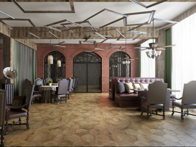 伊派瓷砖 古桃木系列