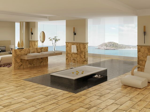 伊派瓷砖 古桃木系列