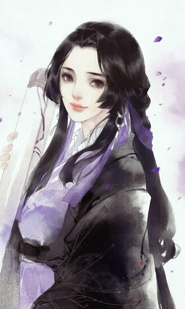 剑网三 同人 万花谷 手绘 插画 水墨 古风 中国风 @伊吹五月 伊吹鸡腿子