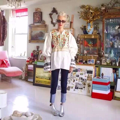 65岁时尚达人linda Rodin