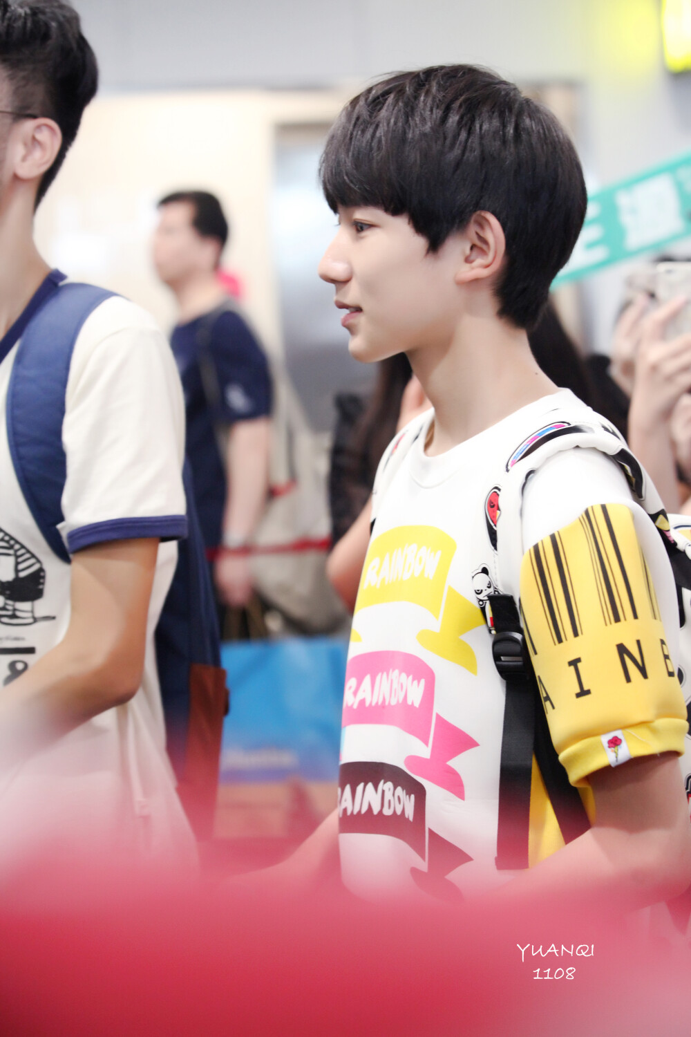 TFBOYS王源 150622北京赴南京 cr:YUANQI_0425