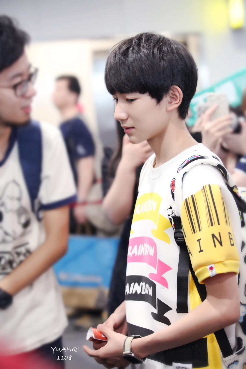 TFBOYS王源 150622北京赴南京 cr:YUANQI_0425