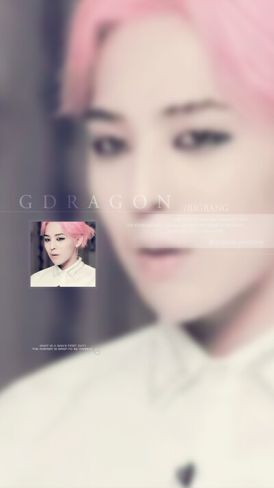 G-DRAGON权志龙#bigbang#原创高清手机壁纸#微博:SUMMER_NICKYCOM原创#iPhone#安卓#锁屏#桌面#黑白壁纸