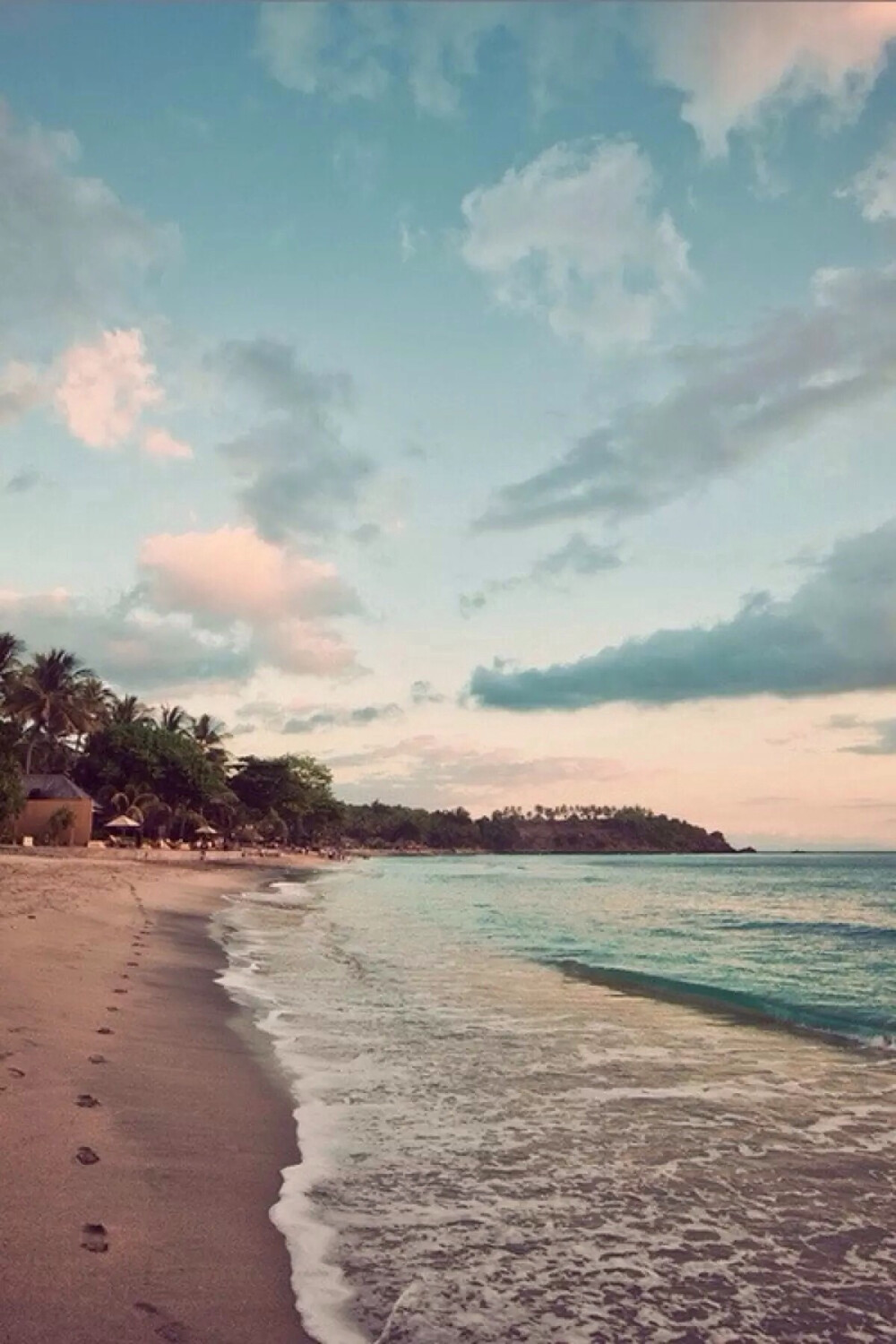 自然风景 沙滩 海