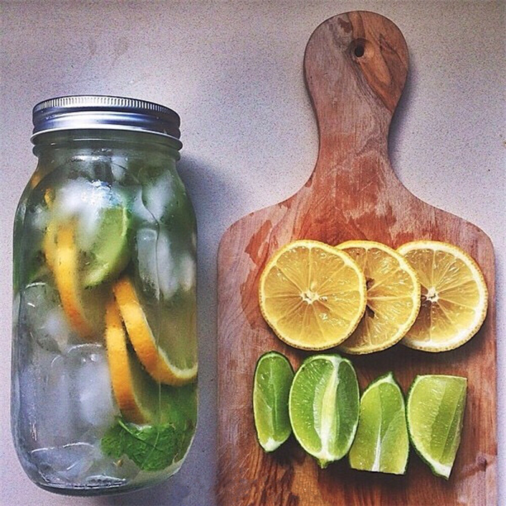 Detox Water✖️Mason Jar