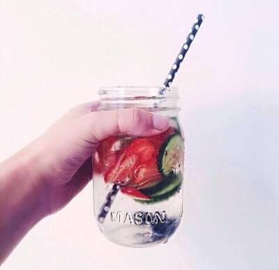 Detox Water✖️Mason Jar