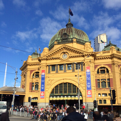 墨尔本 flinders street station