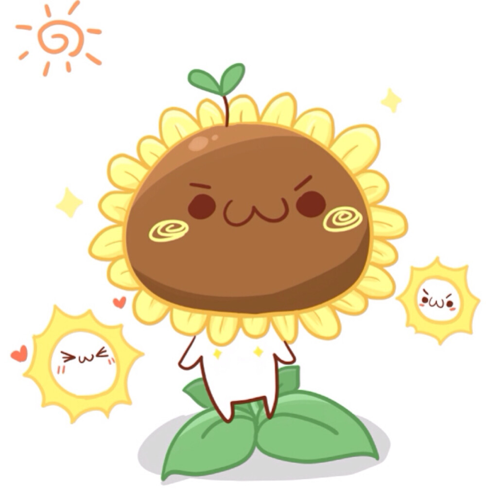 头上长草的颜文字君 植物大战僵尸 头像 - 高清图片,堆糖,美图壁纸兴