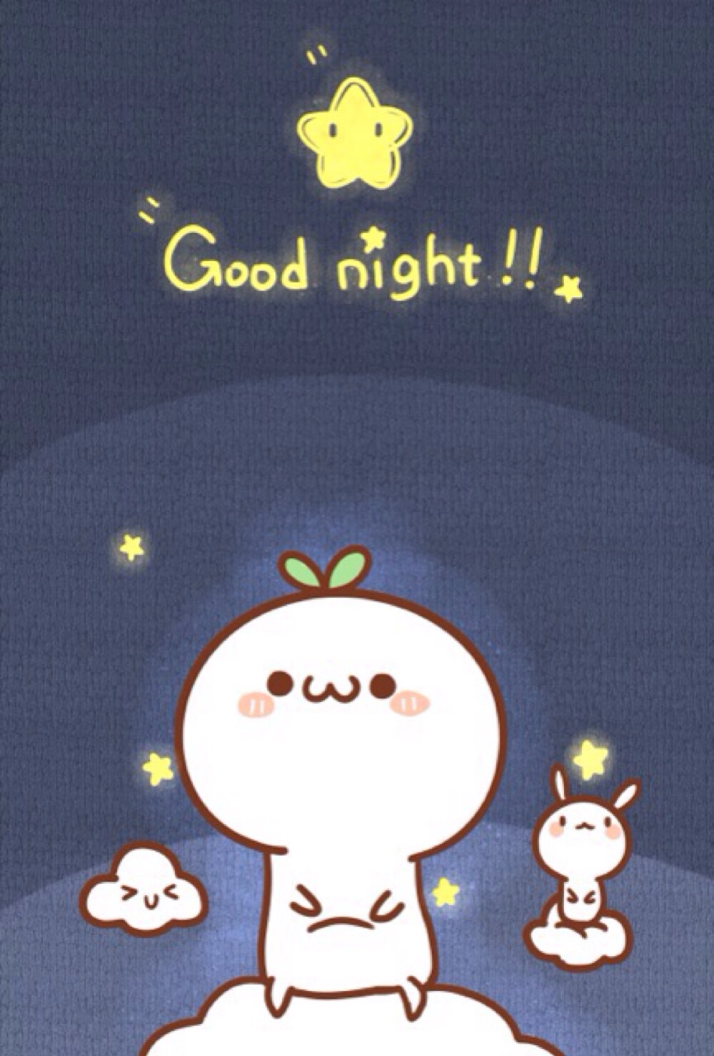 头上长草的颜文字君壁纸