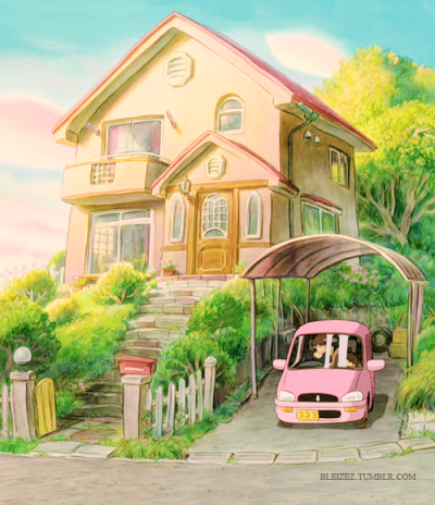 Ghibli + houses ♜