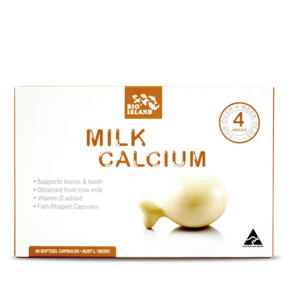 澳洲直邮Bio Island 婴儿液体乳钙 30粒 Milk Calcium 每 http://weidian.com/i/1415893324?wfr=c