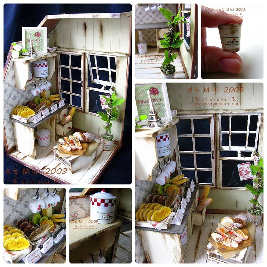 香港袖珍艺术家amy作品 dollhouse miniature