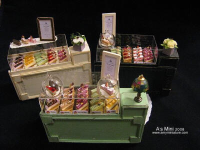 香港袖珍艺术家amy作品 dollhouse miniature