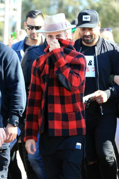 Justin out in Sydney, Australia