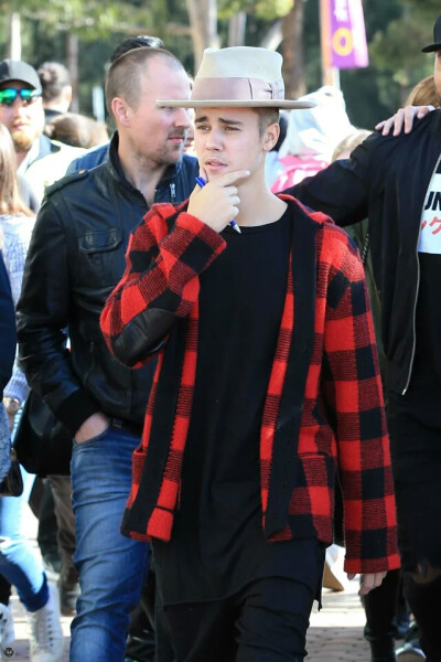 Justin out in Sydney, Australia