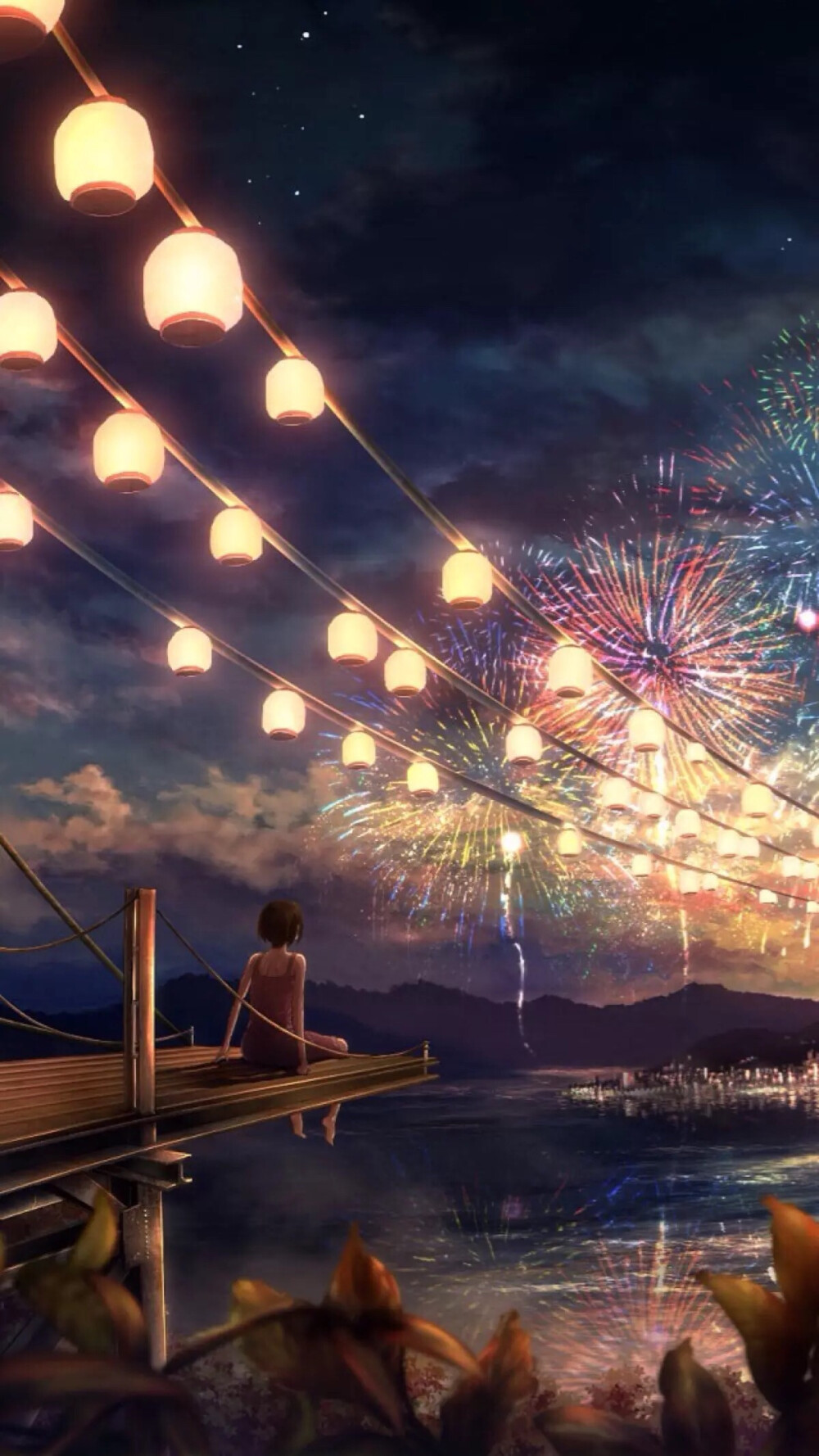 二次元 美景图 卡通 插画 动漫 场景 手机 壁纸 电脑 桌面 美图 唯美