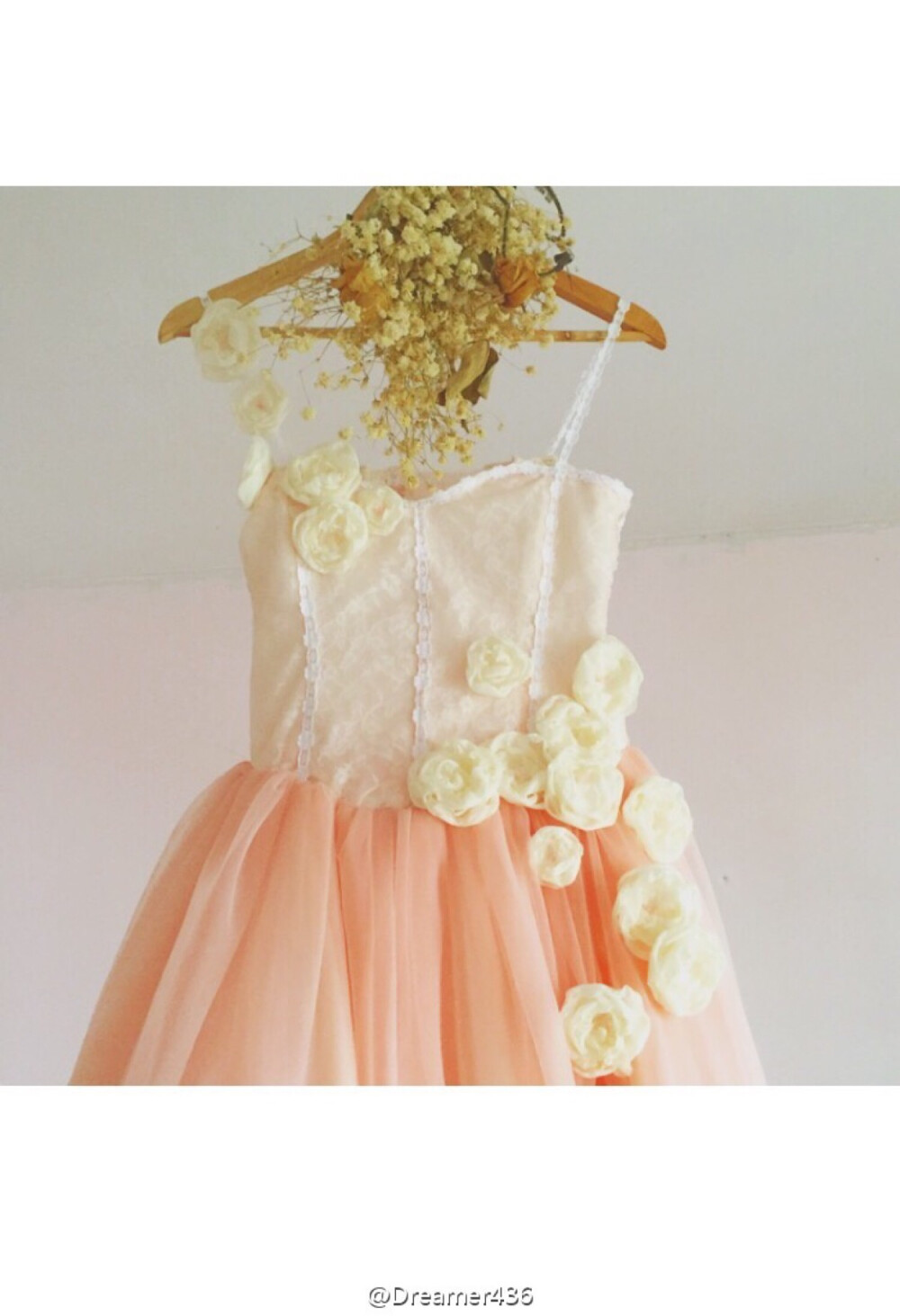 handmade wedding dress #pink#girl#